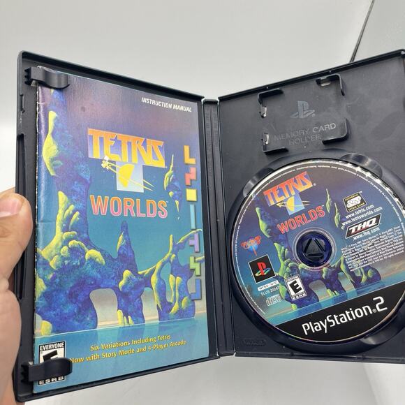 Tetris Worlds (Sony PlayStation 2, 2002) PS2 - CIB - Complete w/ Manual - Picture 2 of 7